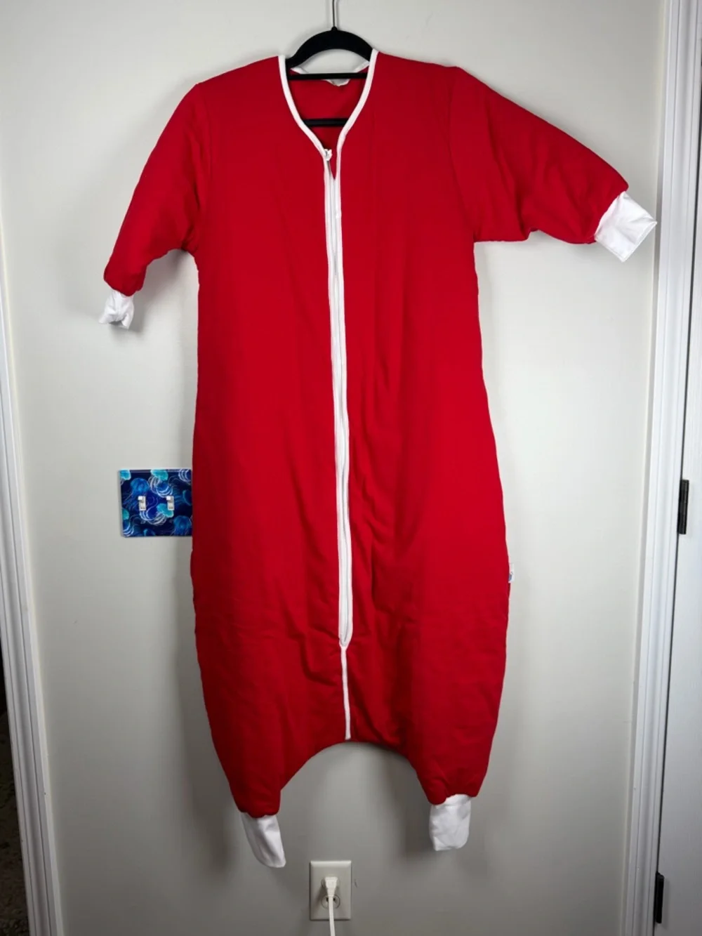 Kids Schlummersack Red Winter Sleep Sack Wearable Sleeping Bag Zip Up 5-6 Years